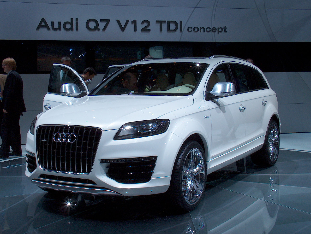 A fully loaded Audi Q7 outfitted with none other than the V12 TDI motor fro...