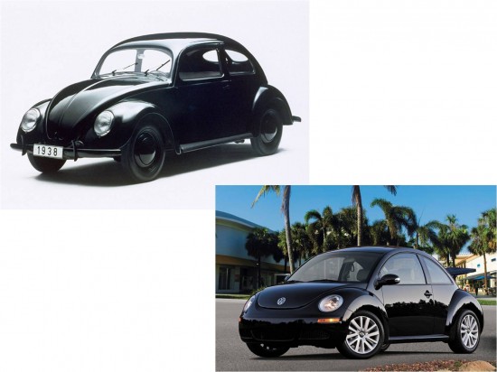 new beetle design. the production New Beetle.